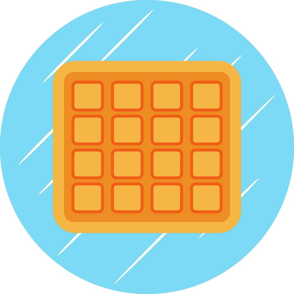Waffle Vector Icon Design