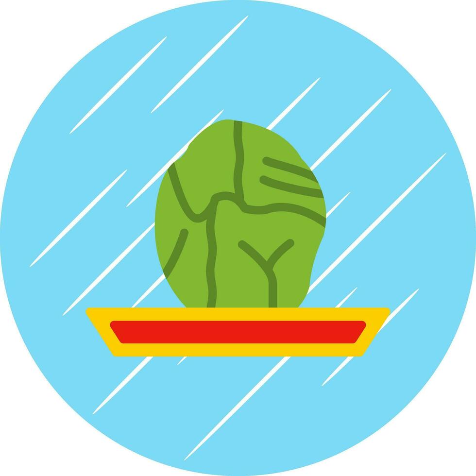 Brussels sprouts Vector Icon Design