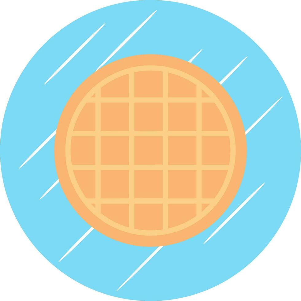 Waffle Vector Icon Design