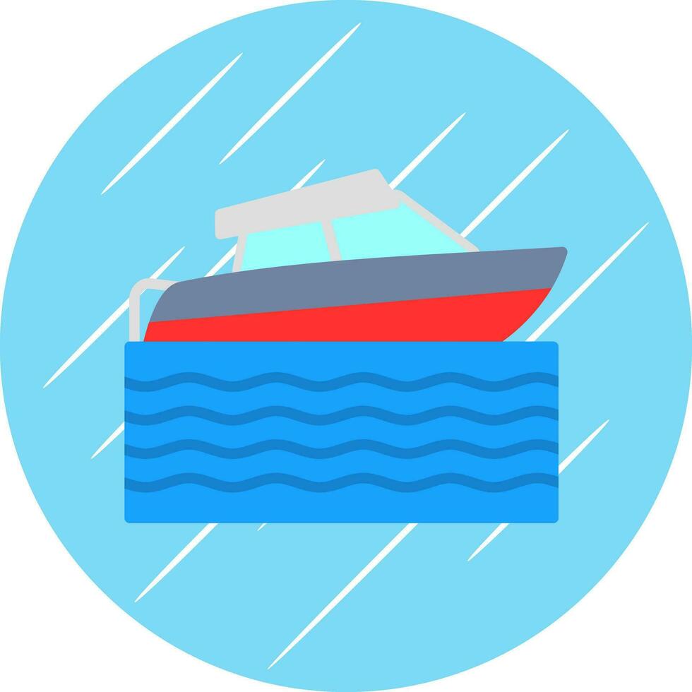 Speed boat Vector Icon Design