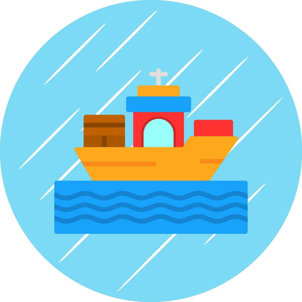 diseño de icono de vector de barco