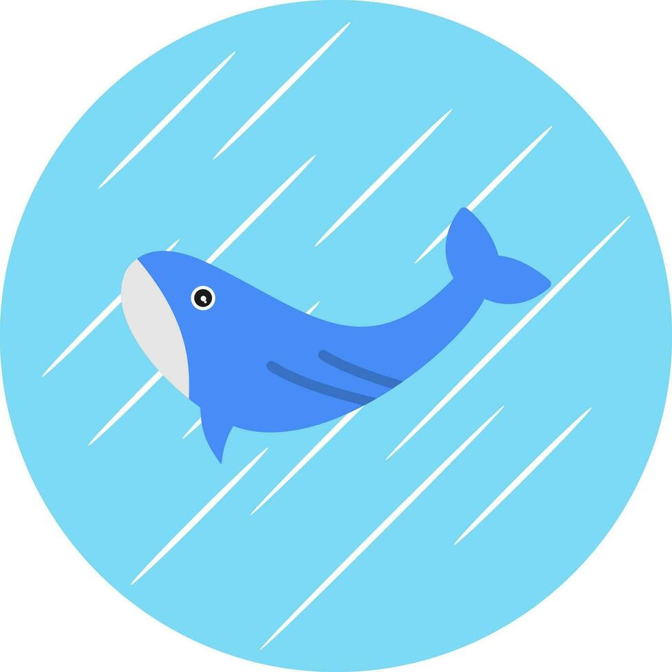 Whale Vector Icon Design