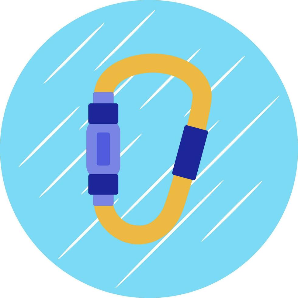 Carabiner Vector Icon Design