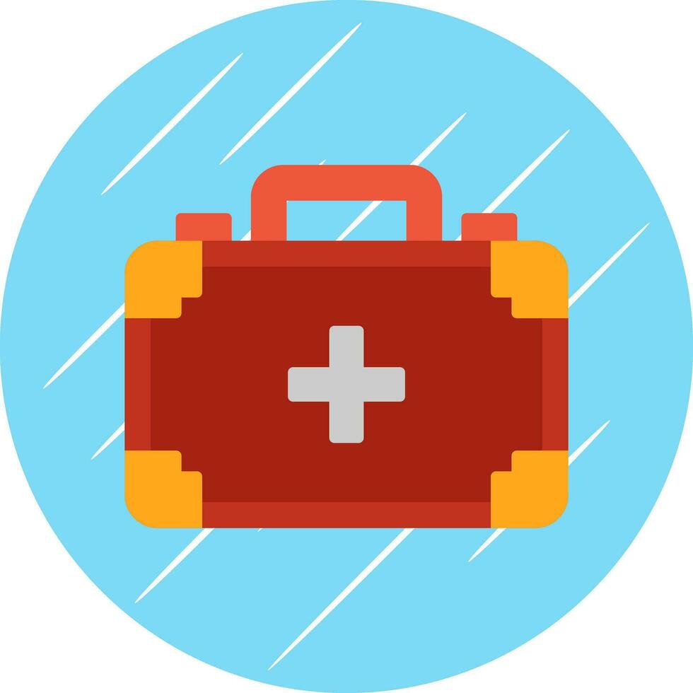 First aid kit Vector Icon Design