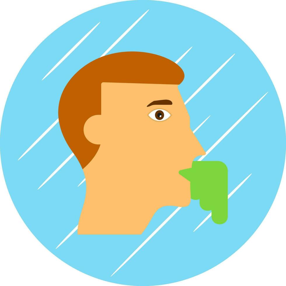 Vomit Vector Icon Design