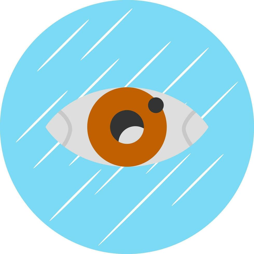 diseño de icono de vector de ojos rojos