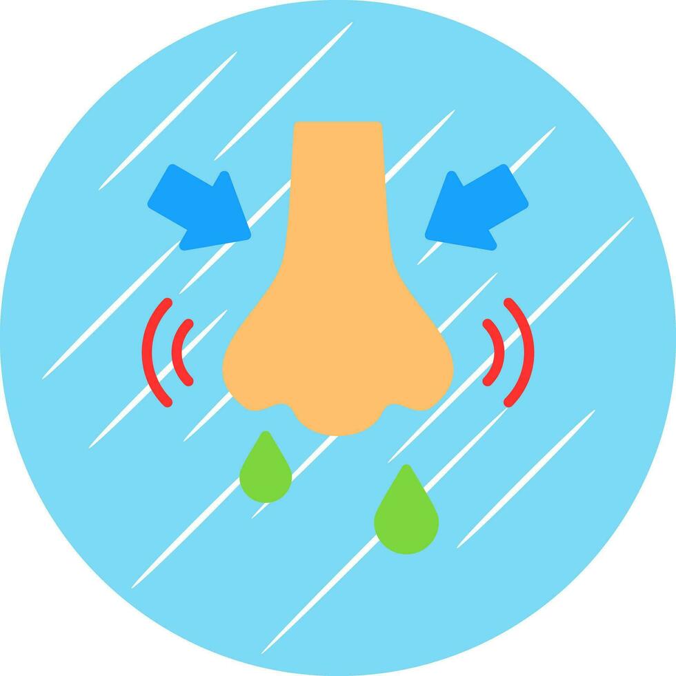 Rhinitis Vector Icon Design