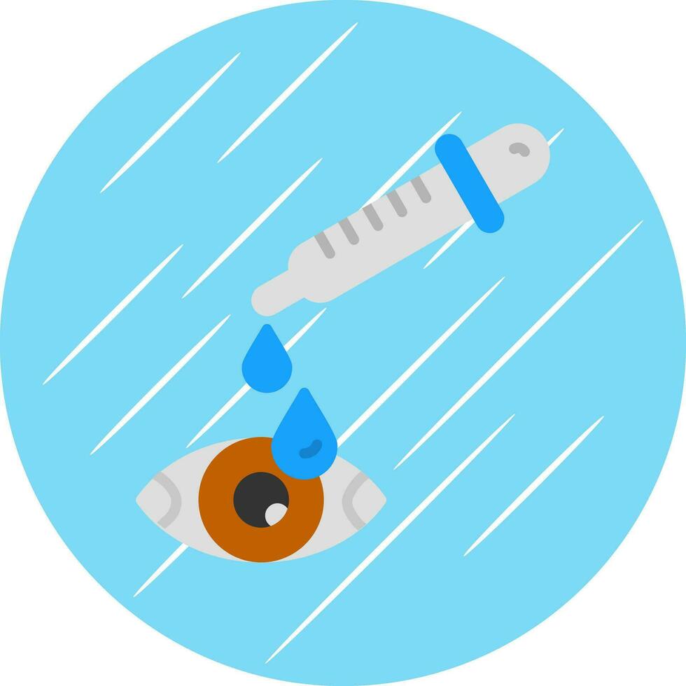 Eye drop Vector Icon Design