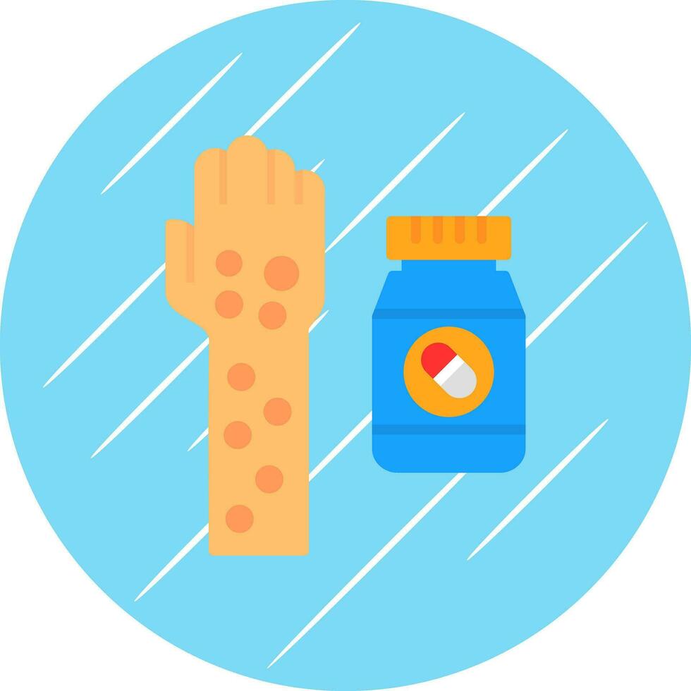 Drug allergy Vector Icon Design