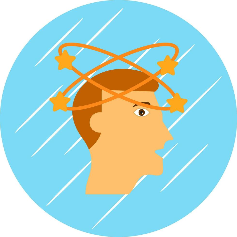 Dizziness Vector Icon Design