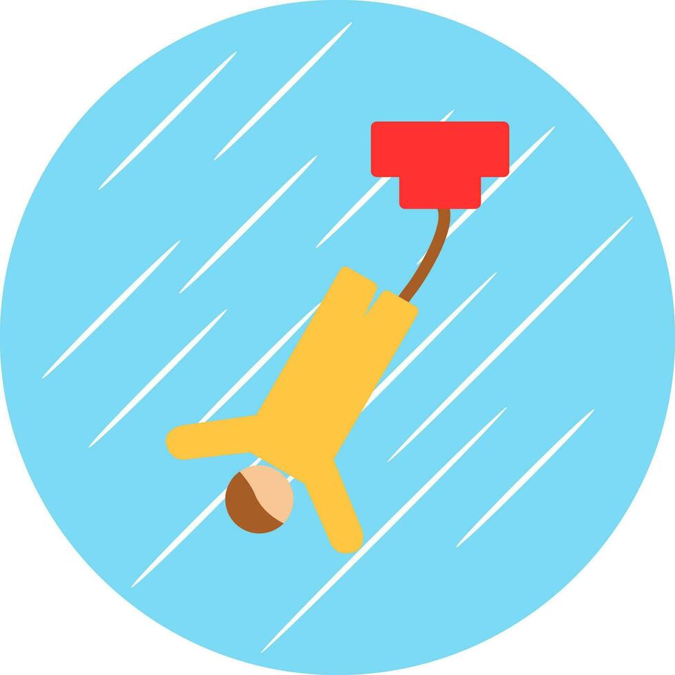 Bungee jumping Vector Icon Design