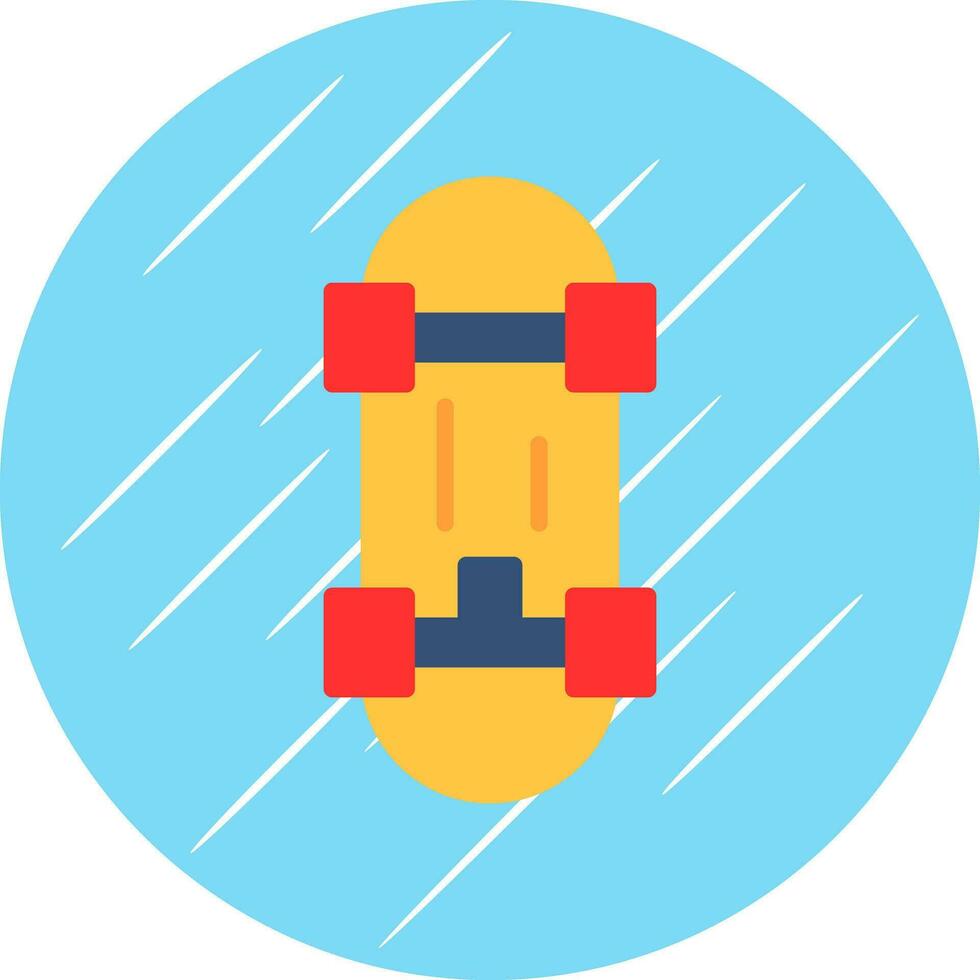 Skateboard Vector Icon Design