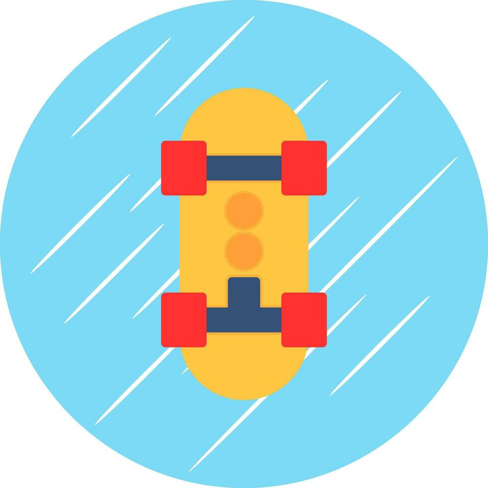 Skateboard Vector Icon Design
