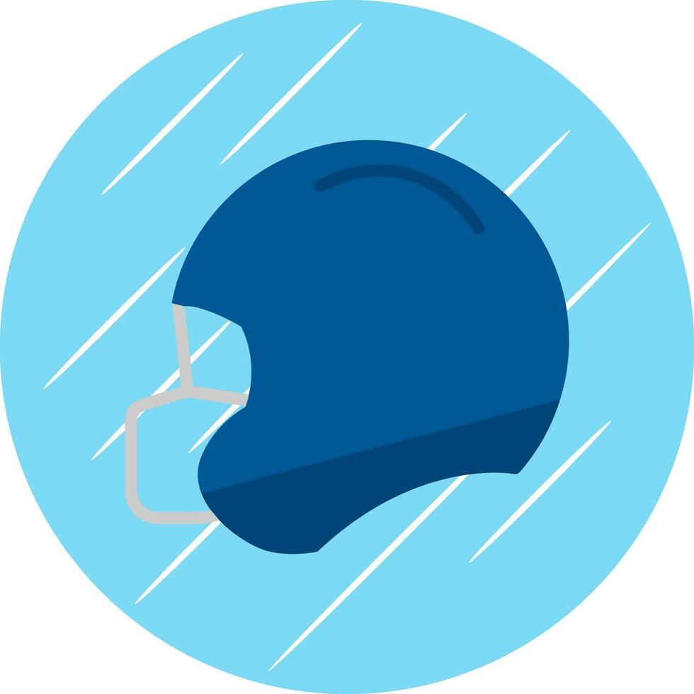 Football helmet Vector Icon Design