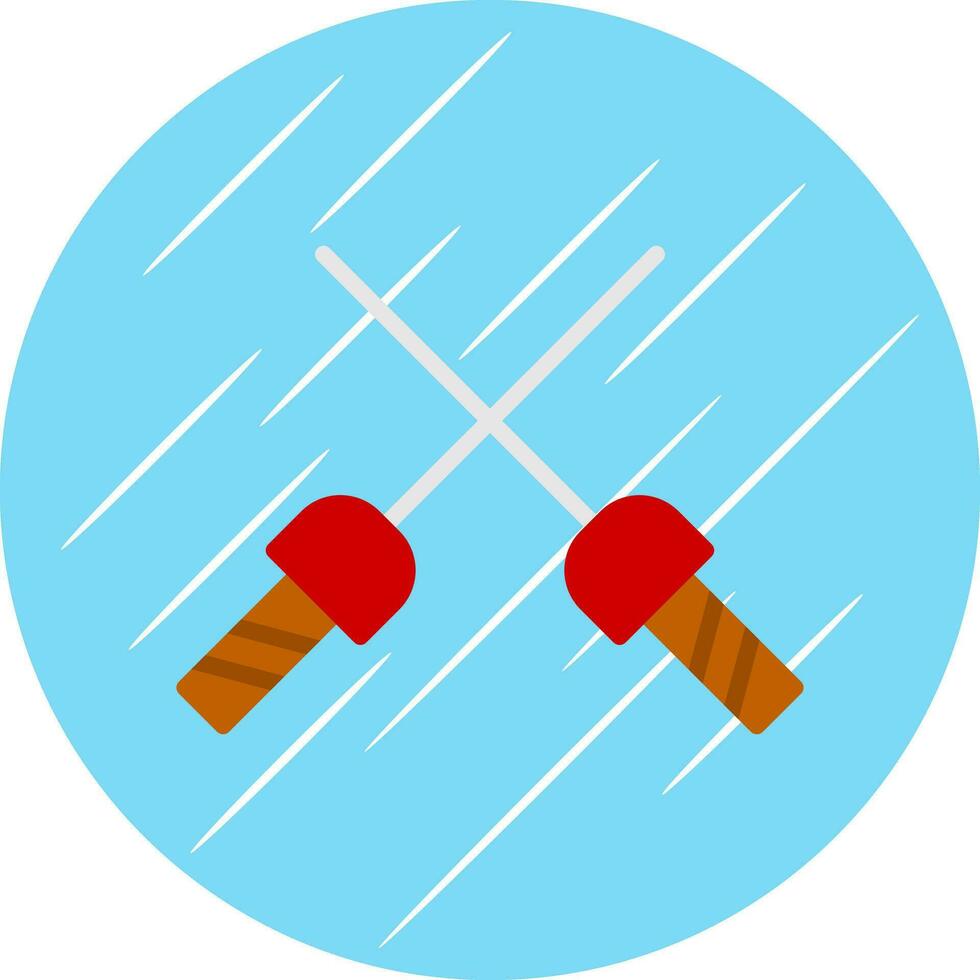 Fencing Vector Icon Design
