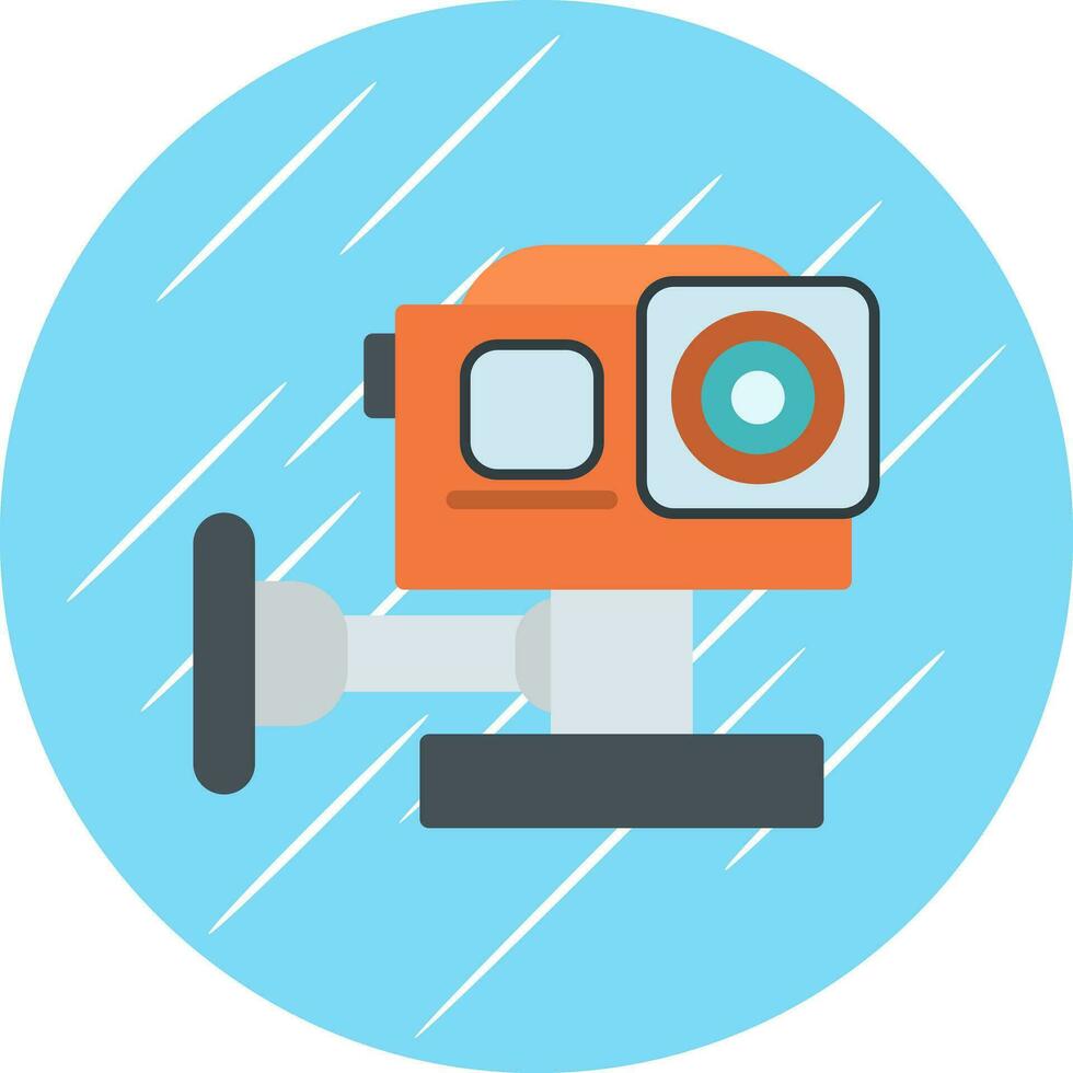 Action camera Vector Icon Design