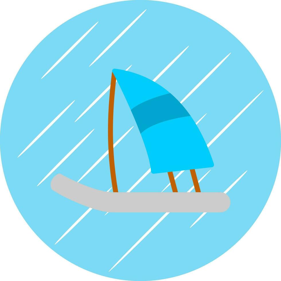 Windsurf Vector Icon Design