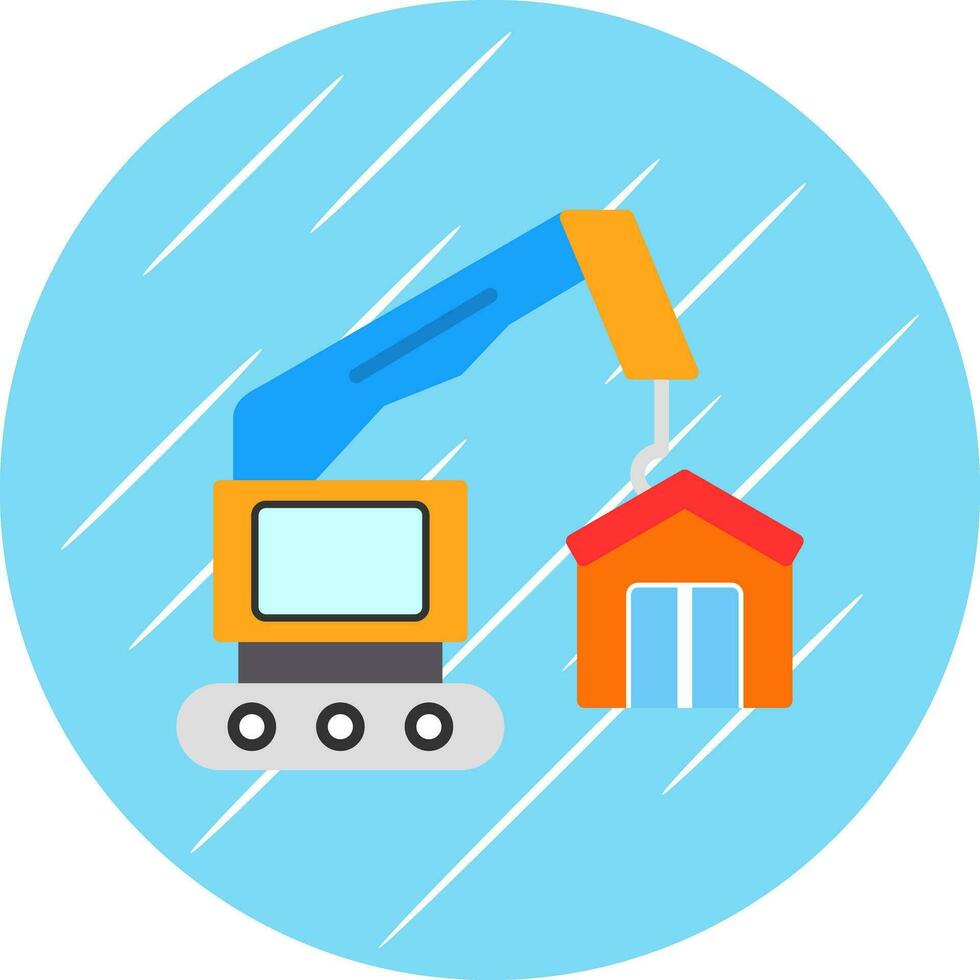 Construction site Vector Icon Design