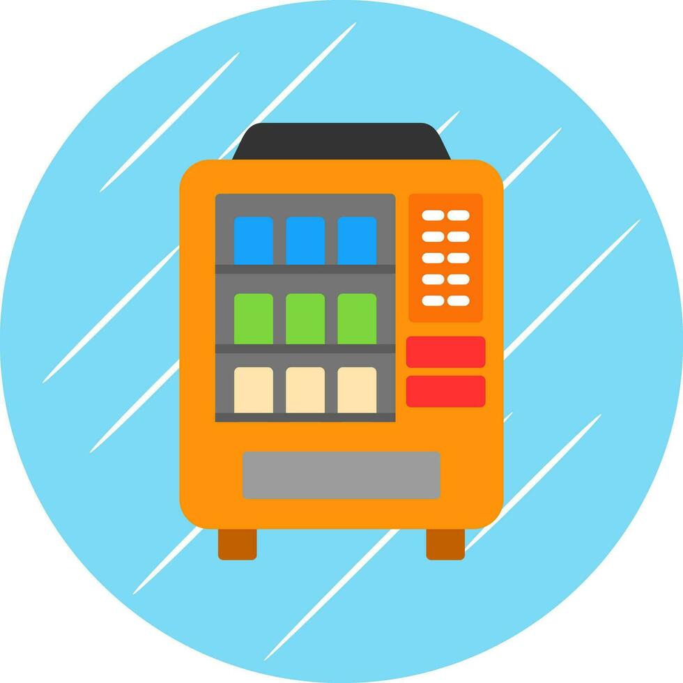 Vending machine Vector Icon Design