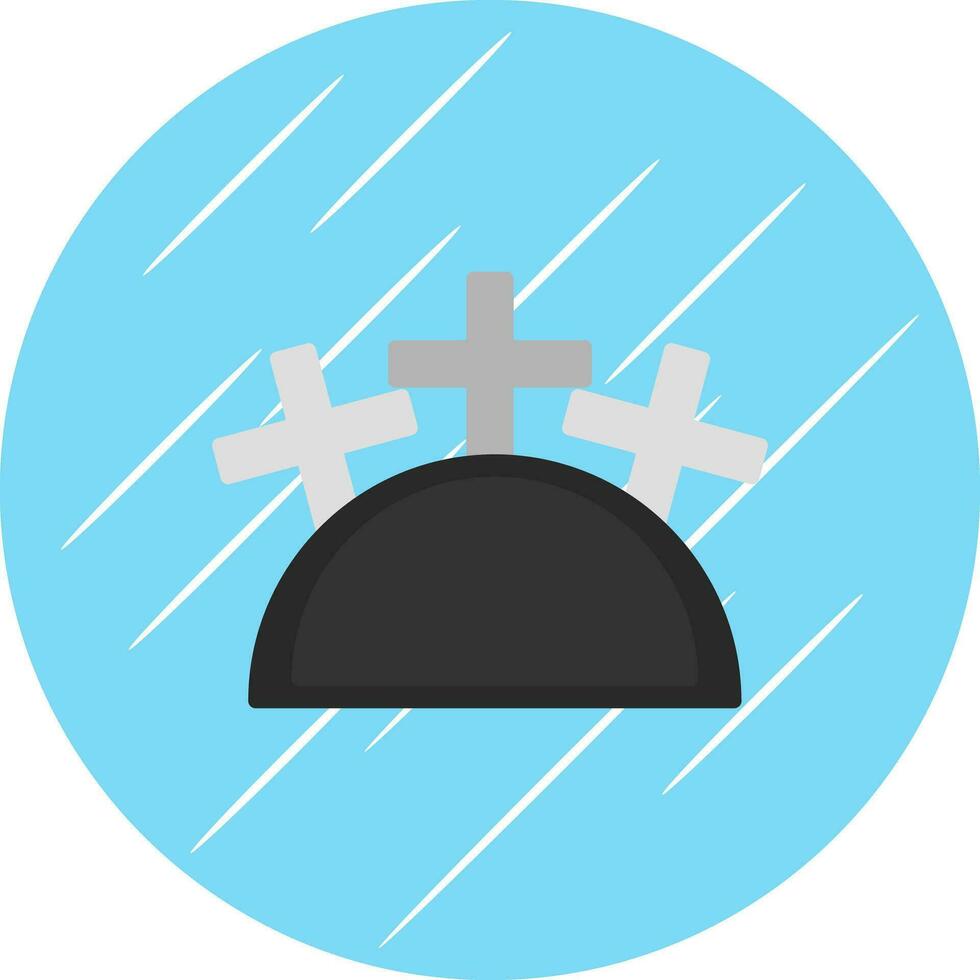 Cemetery Vector Icon Design