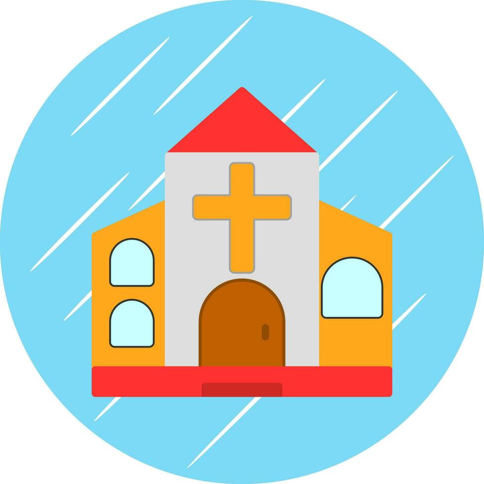 diseño de icono de vector de iglesia