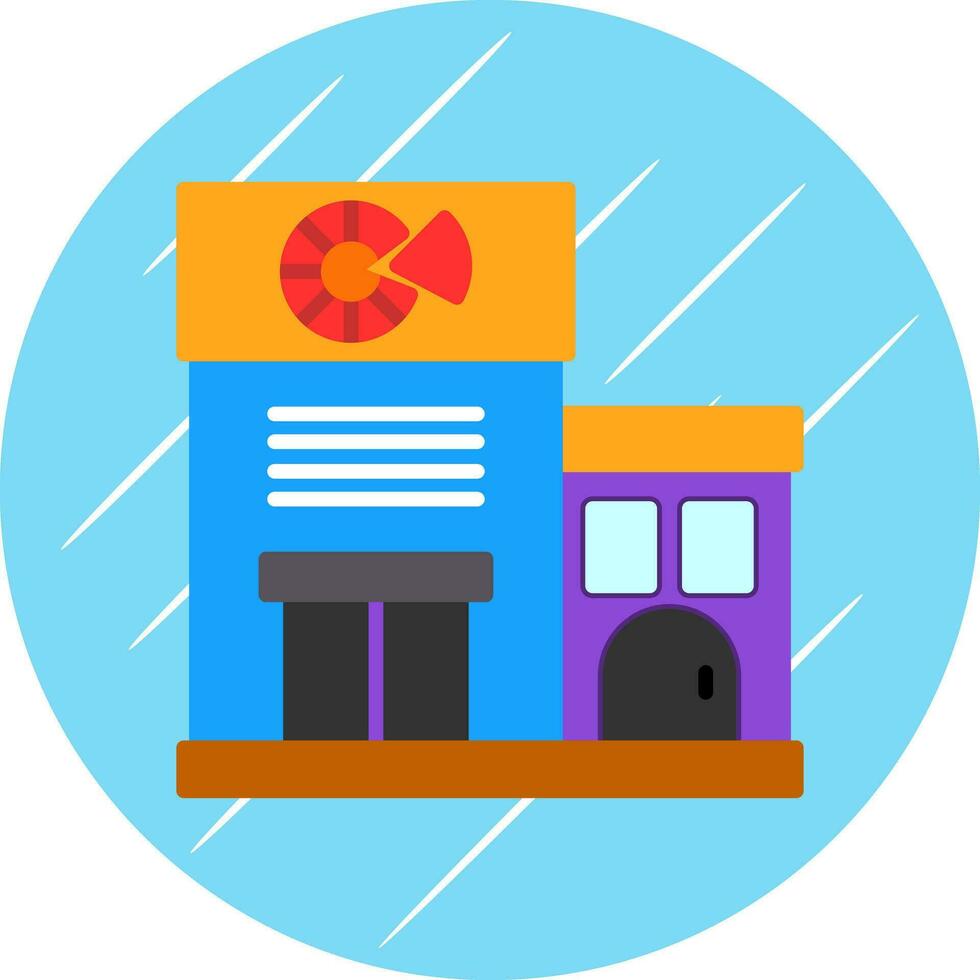 Pizza shop Vector Icon Design