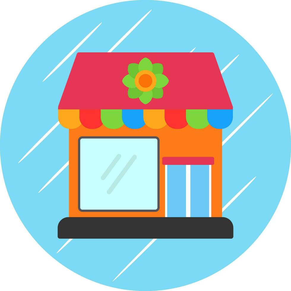 Flower shop Vector Icon Design