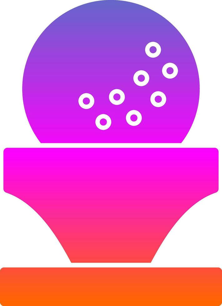 Golf ball Vector Icon Design
