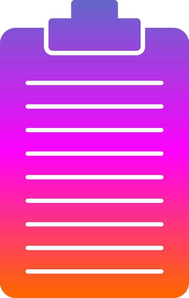 Clipboard Vector Icon Design