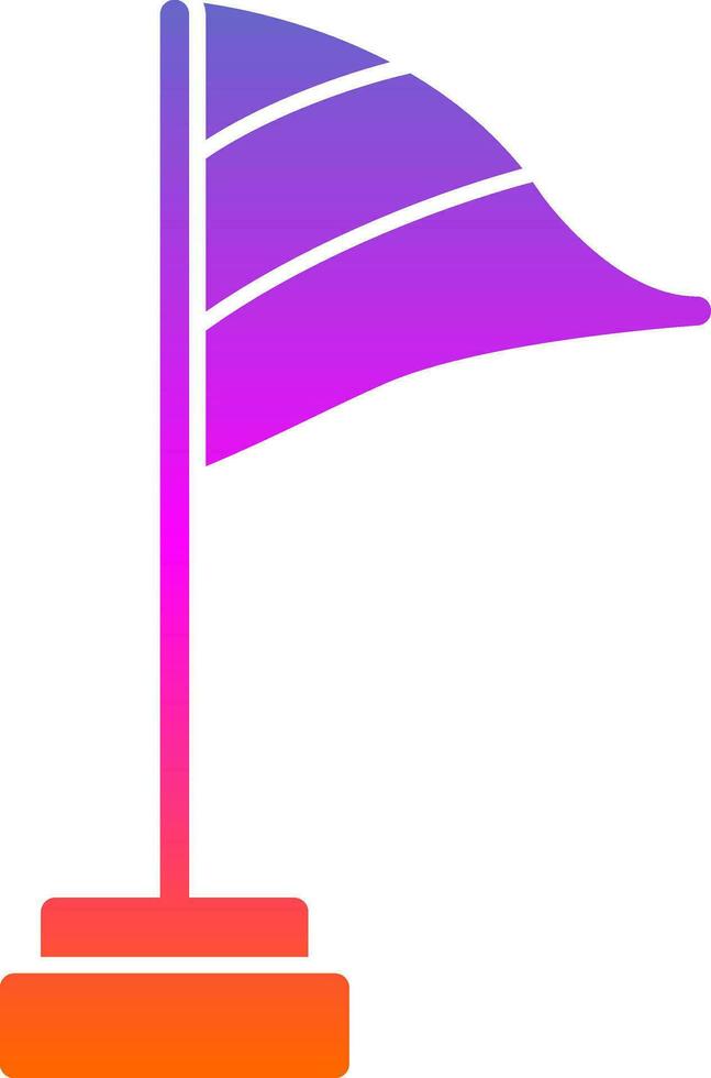 Wind flag Vector Icon Design