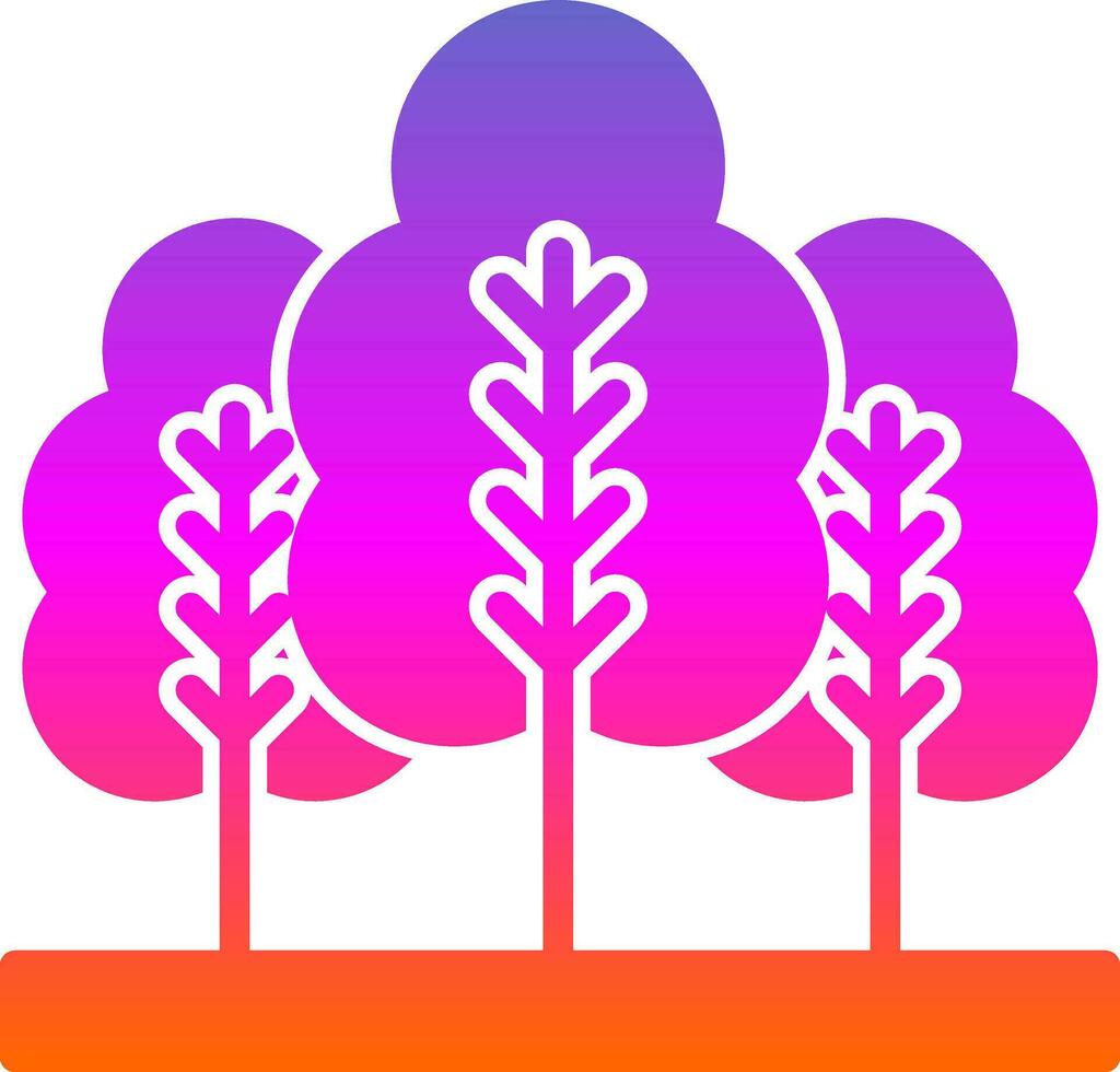 Forest Vector Icon Design