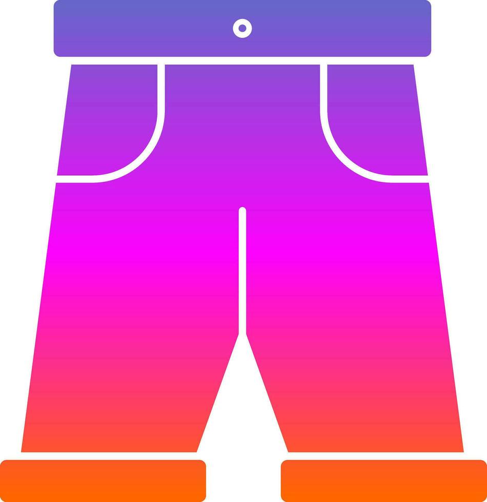 diseño de icono de vector de pantalones cortos