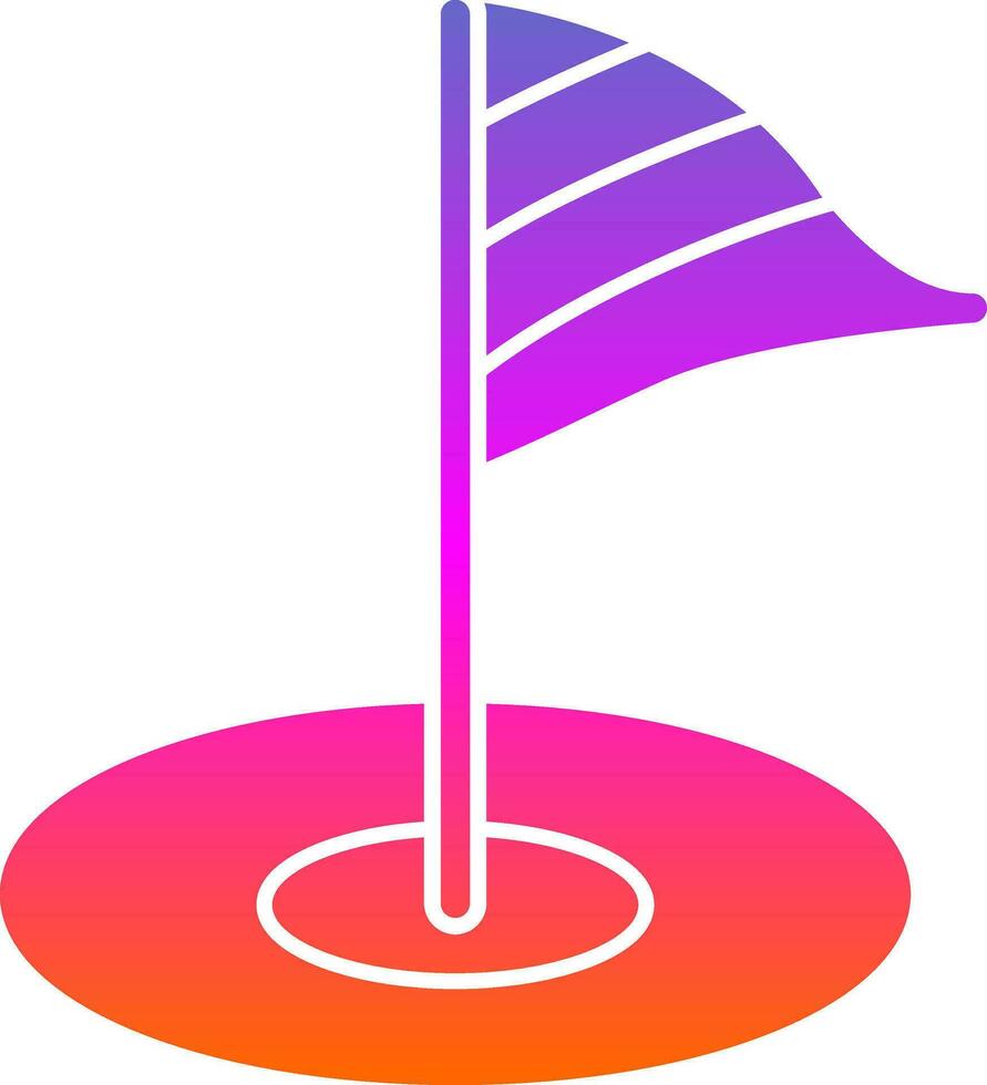 mini golf vector icono diseño