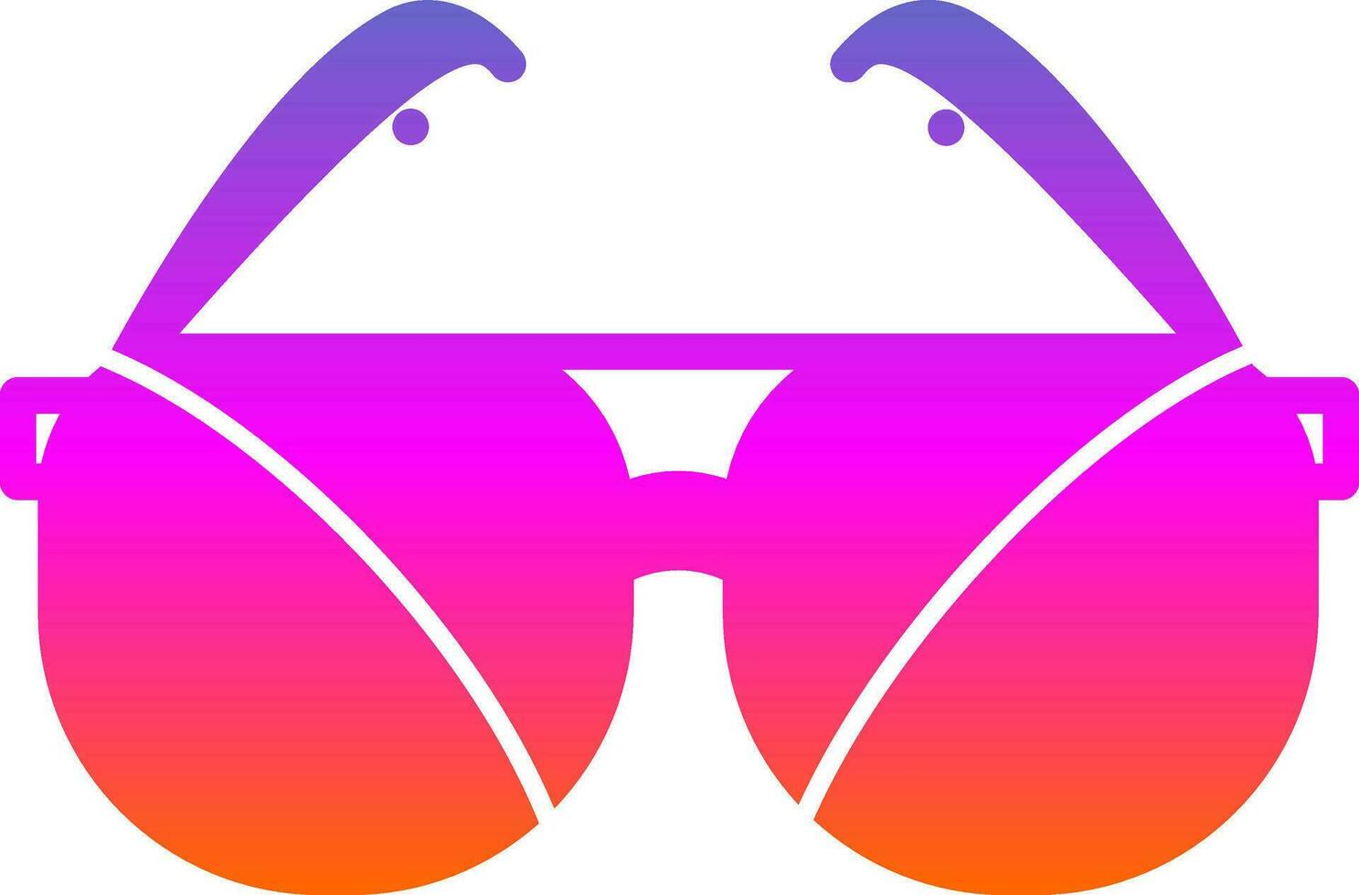 diseño de icono de vector de gafas de sol