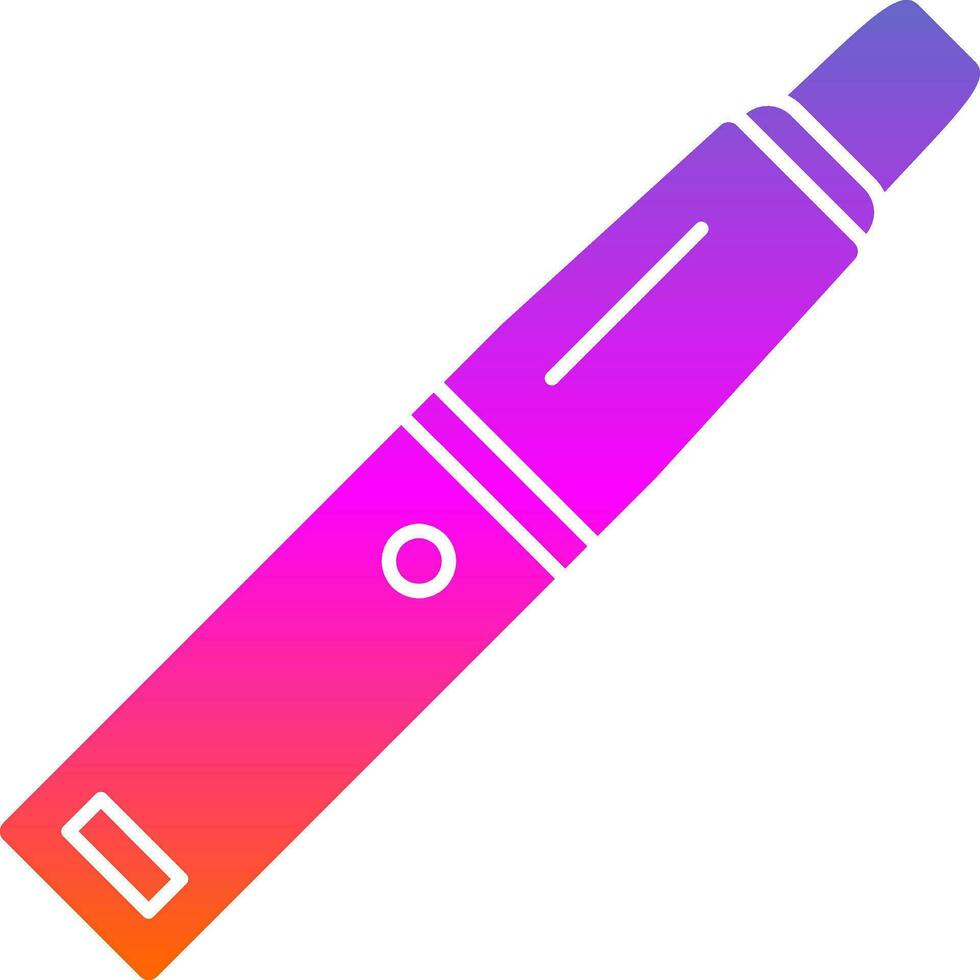 Electronic cigarette Vector Icon Design