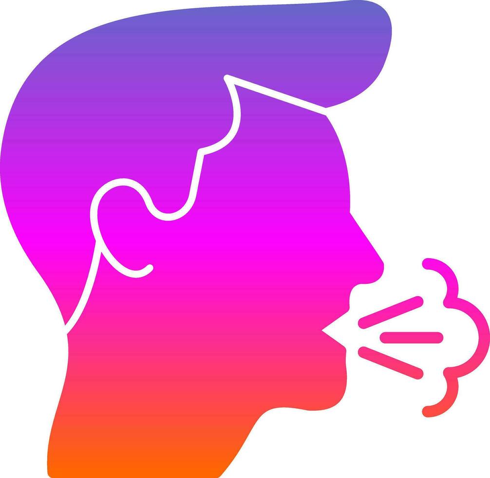 Cough Vector Icon Design
