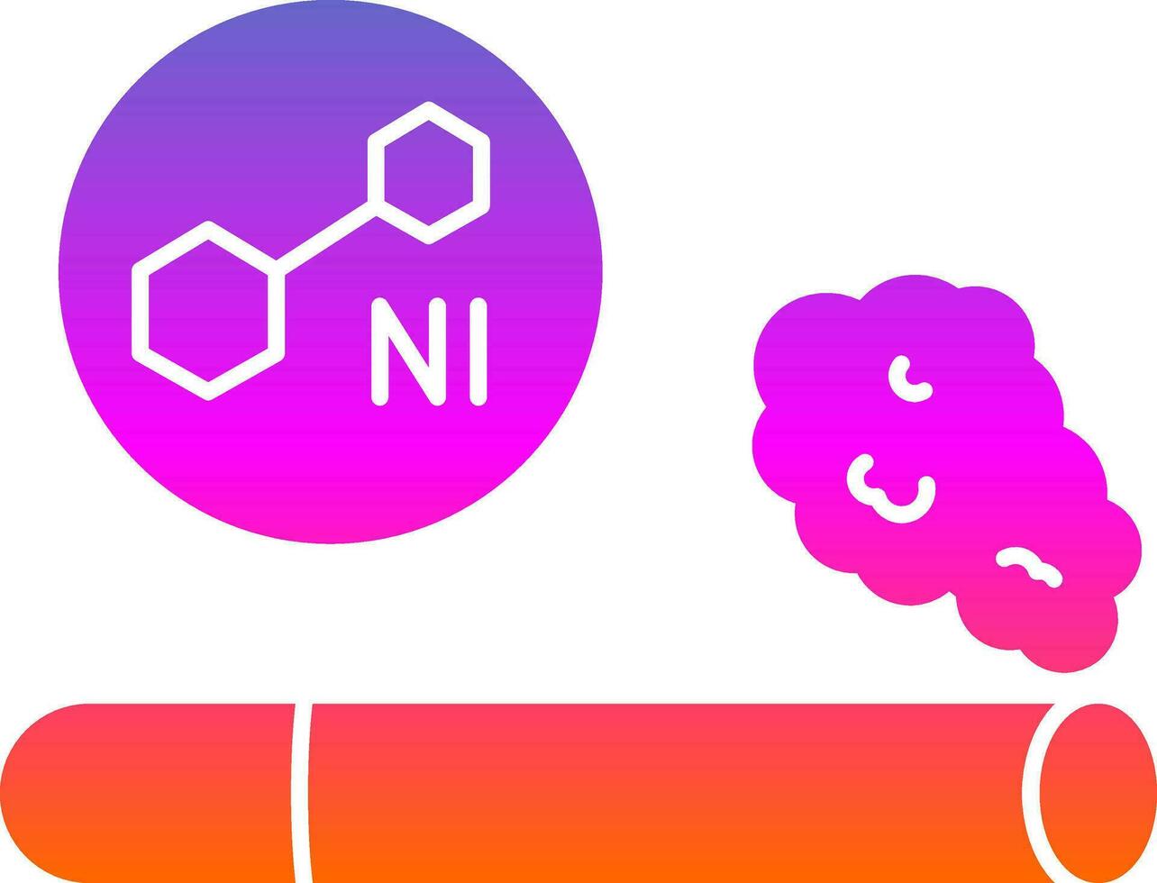 Nicotine Vector Icon Design