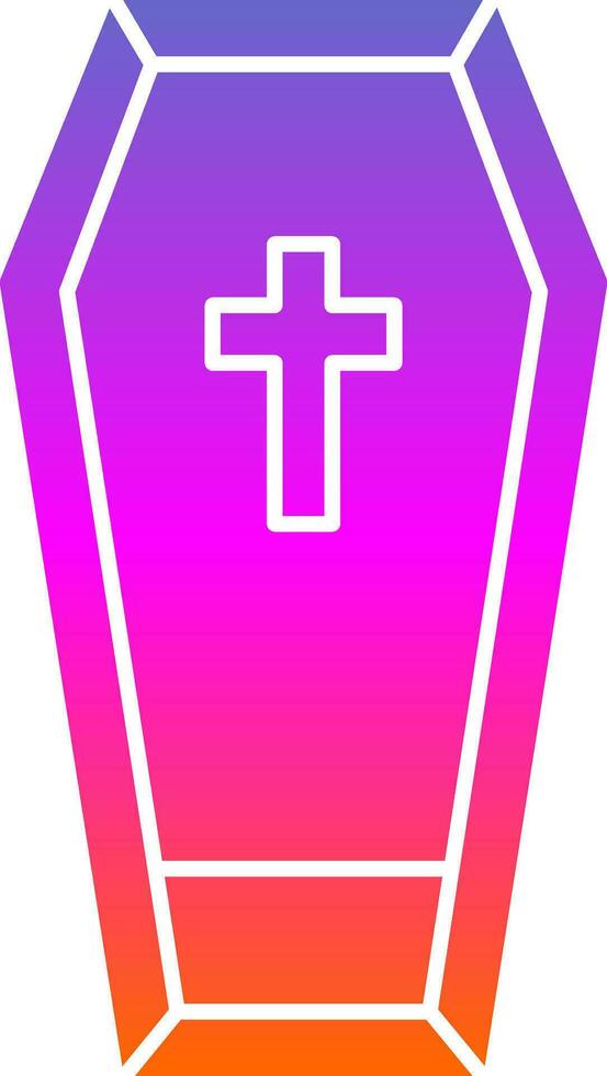 Coffin Vector Icon Design