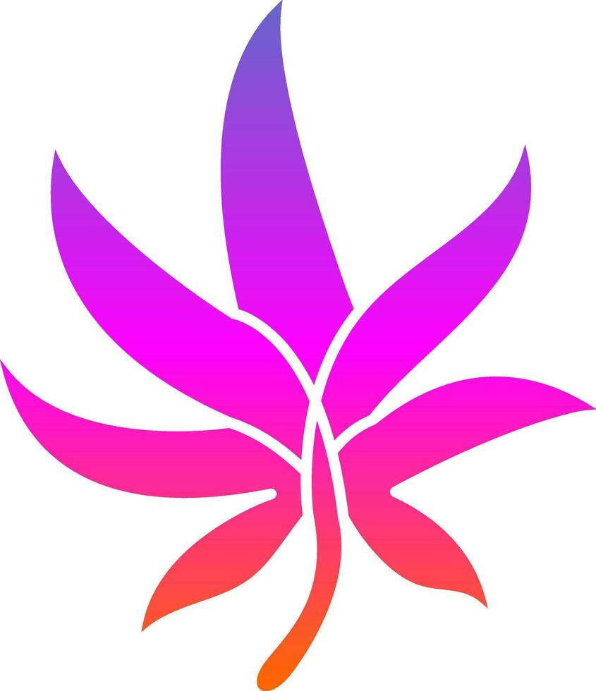 Weed Vector Icon Design