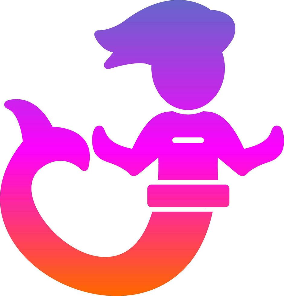 Mermaid Vector Icon Design