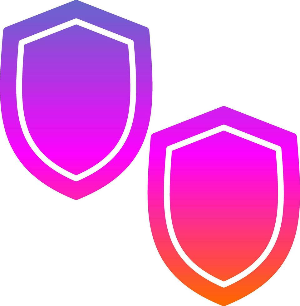 Shields Vector Icon Design