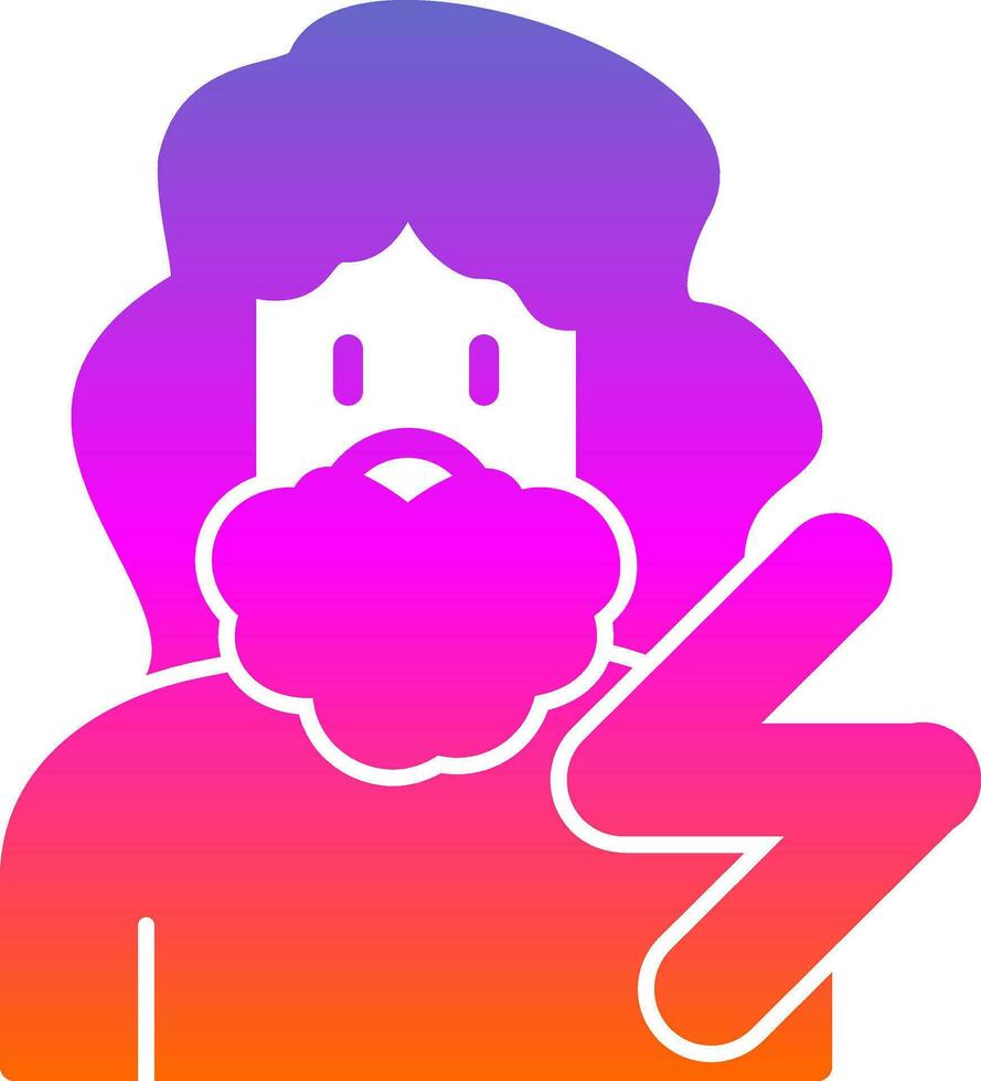 Zeus Vector Icon Design