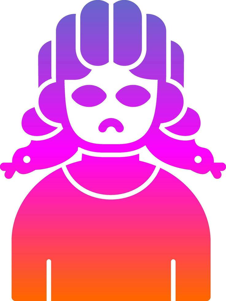 Medusa Vector Icon Design