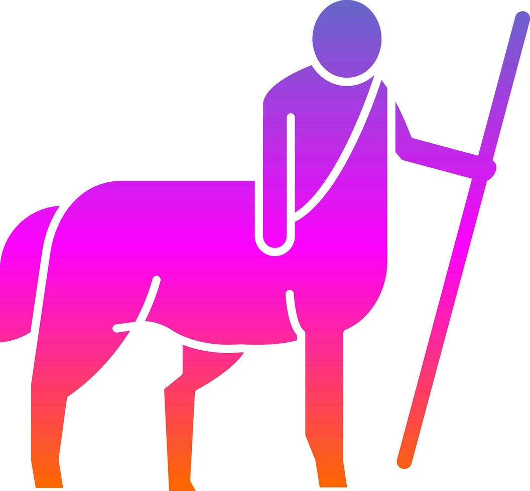 Centaur Vector Icon Design