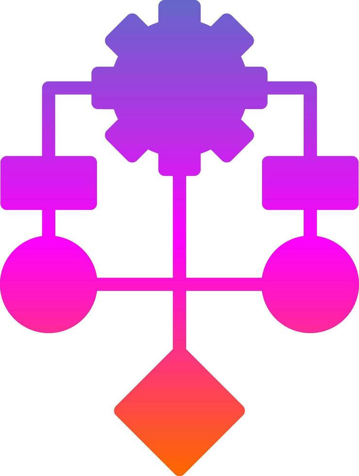 Algorithm Vector Icon Design