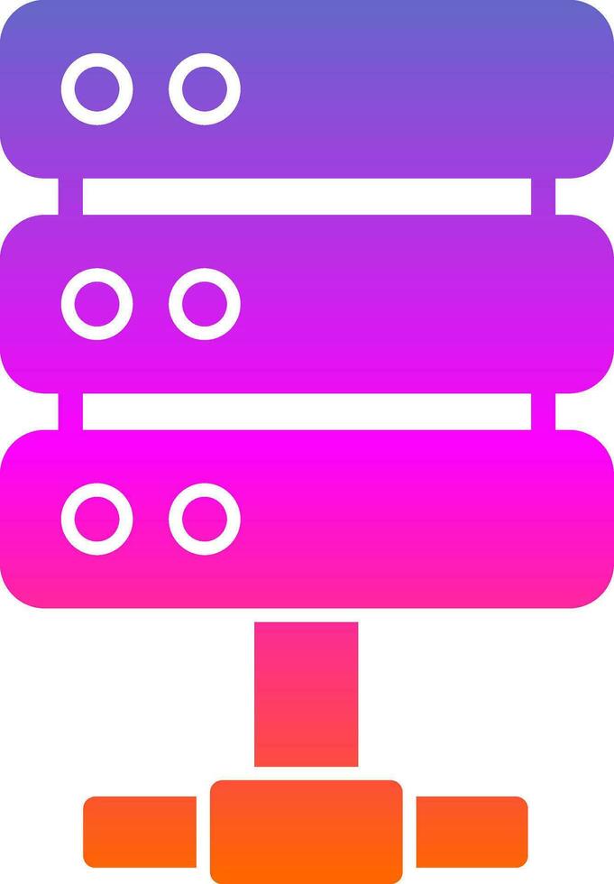 Server Vector Icon Design