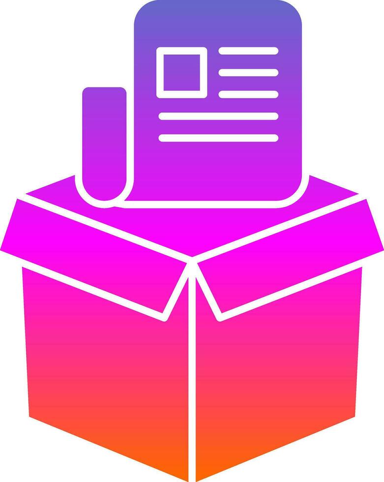 Box Vector Icon Design