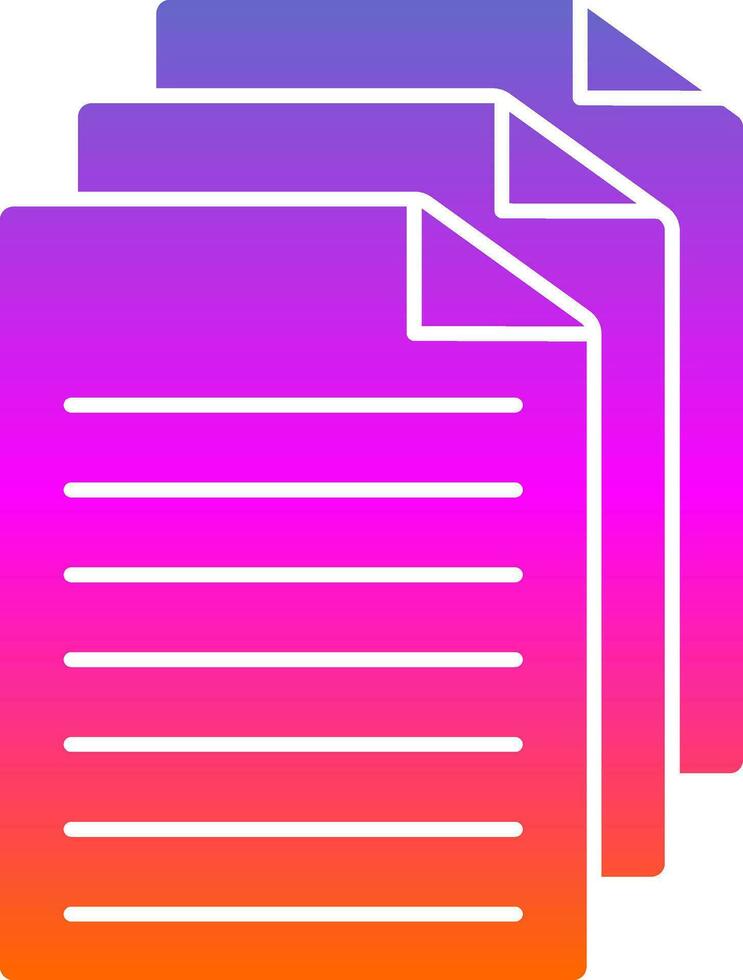 Document Vector Icon Design