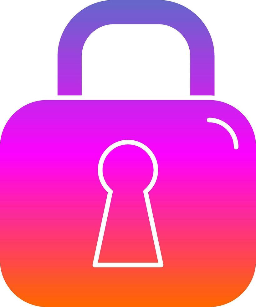 Locked Vector Icon Design