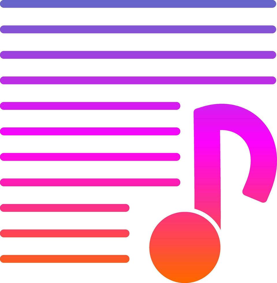 Playlist Vector Icon Design